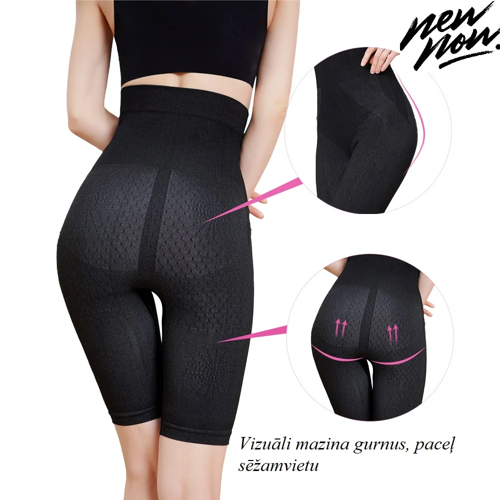 šorti Proslim pretcelulīta pretcelulīta šorti ar augstu vidukli